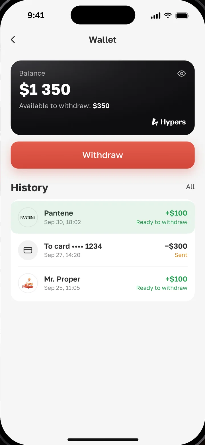 The creator gets paid